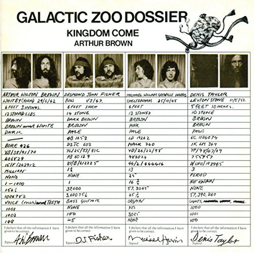 Arthur Brown/Galactic Zoo Dossier@Import-Gbr