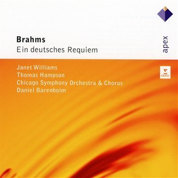 Johannes Brahms/Ein Deutsches Requiem (German@Williams/Hampson@Barenboim/Chicago So