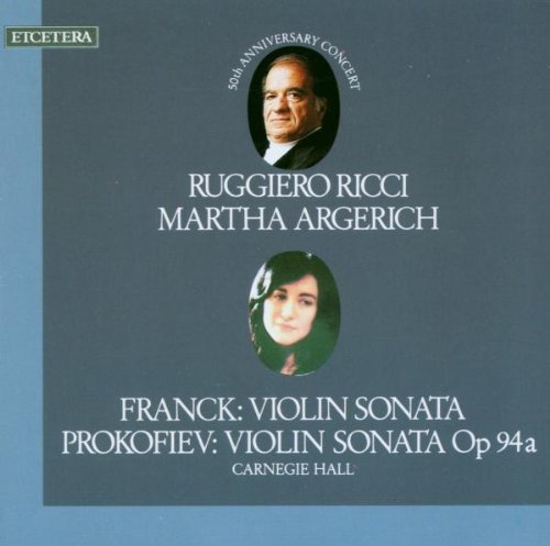Ricci/Argerich/50th Anniversary Concert-Live@Ricci (Vn)/Argerich (Pno)