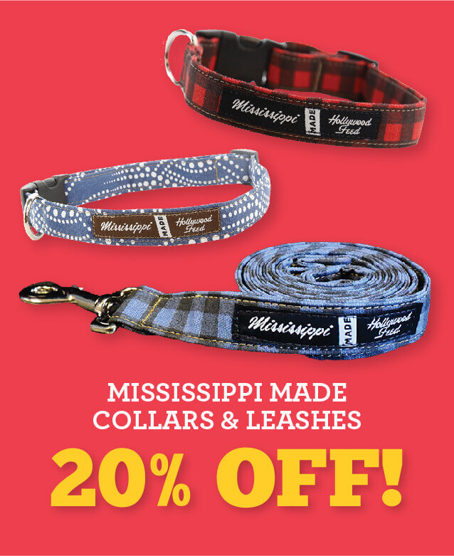 20 Percent Off Mississippi Made Collars and Leashes
