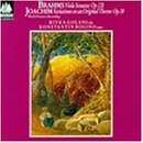 Brahms/Joachim/Son Vla/Var Original Theme
