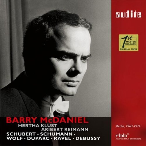 Schubert/Schumann/Wolf/Duparc//Barry Mcdaniel Sings Schubert@Mcdaniel/Klust/Reimann/Finke/Z