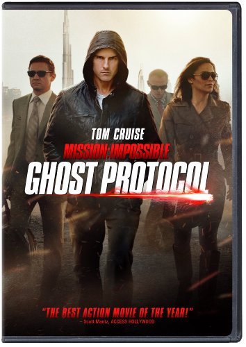 Mission Impossible Ghost Protocol Cruise Renner Pegg Patton DVD Dc Pg13 Ws 