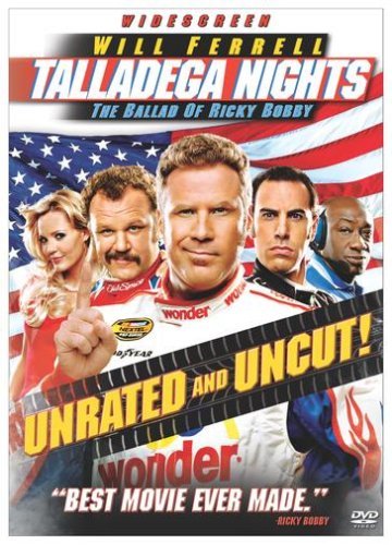 Talladega Nights Ballad Of Ricky Bobby Ferrell Cohen DVD Unrated Ws 