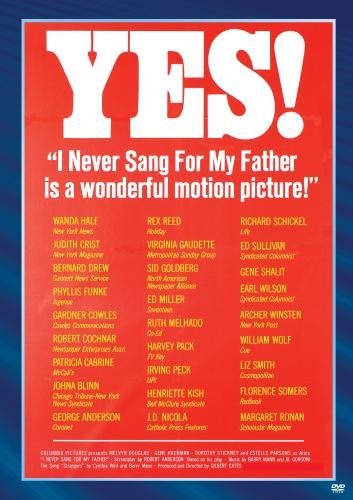 I Never Sang For My Father/Parsons/Douglas/Hackman@Dvd-R@Pg