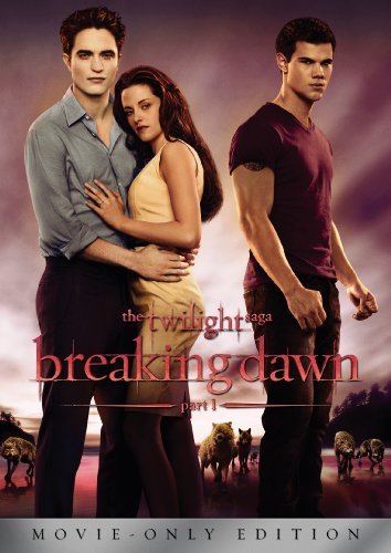 Twilight Breaking Dawn Part 1 Pattinson Stewart Lautner DVD Pg13 