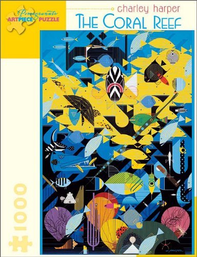 Charley Harper/Coral Reef Jigsaw Puzzle 1000