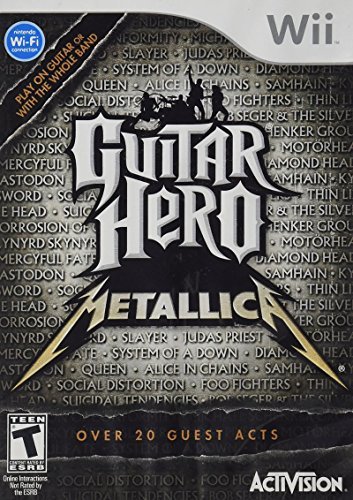 Wii Guitar Hero Metallica 