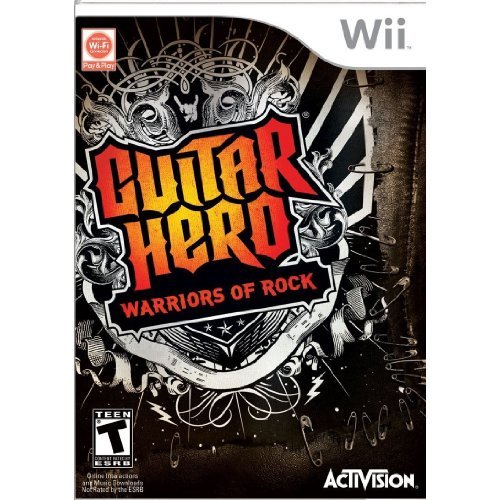 Wii Guitar Hero Warriors Of Rock 