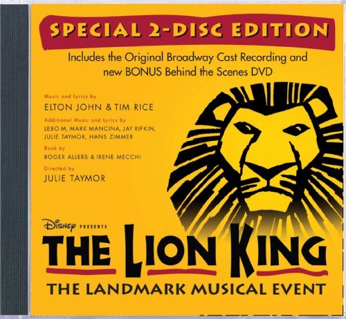 Lion King On Broadway Soundtrack Incl. Bonus DVD 