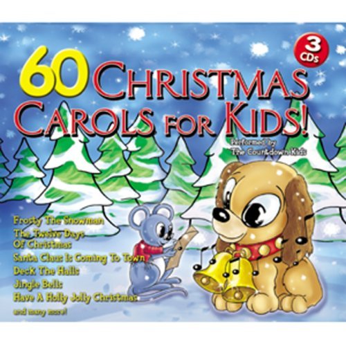 Countdown Kids 60 Christmas Carols For Kids! 3 CD Set 