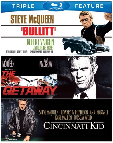 Bullitt/Cincinnati Kid/Getaway/Mcqueen,Steve@Blu-Ray/Ws@Nr/3 Br