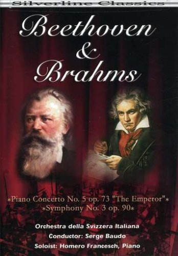 Beethoven/Brahms/Con Pno 5/Smy 3@Francesch (Pno)@Baudo/Orchestra Della Svizzera