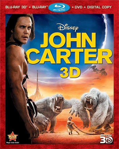 John Carter 2d-3d/Kitsch/Collins/Dafoe@Blu-Ray/3d/Ws@Pg13/2 Br/Incl. Dvd/Dc
