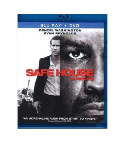 Safe House Washington Reynolds Blu Ray Ws R Incl. DVD Dc Uv 