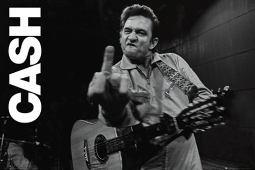 Poster/Johnny Cash-Middle Finger