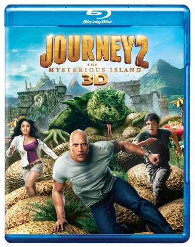 Journey 2 The Mysterious Island Johnson Caine Hutcherson 3d Blu Ray Ws Pg Incl. 2 Br DVD Uv 