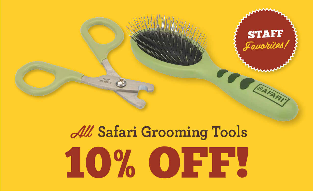 10% Off All Safari Grooming tools
