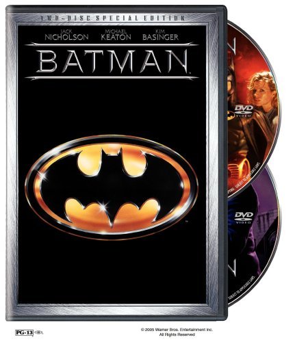 Batman (1989) Keaton Nicholson Basinger Wuhl DVD Pg13 