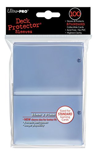 Card Sleeves 100ct Standard Clear 100 Pack
