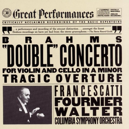 J. Brahms/Con Dbl/Tragic Ovt@Francescatti/Fournier@Walter/Columbia So