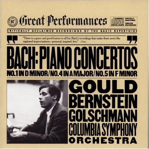 J.S. Bach Con Pno 1 4 5 Gould*glenn (pno) Bernstein & Golschmann 