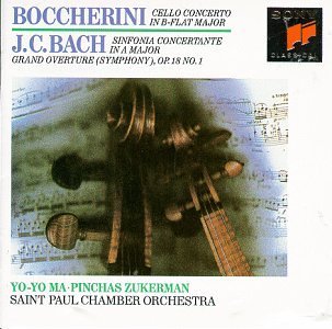 J.S. Boccherini Bach Cello Concerto Ma*yo Yo (vc) Zuckerman St Paul Co 