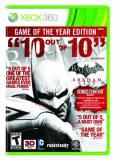 Xbox 360 Batman Arkham City Game Of Th Whv Games T 