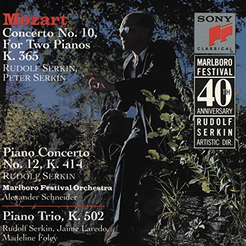 Wolfgang Amadeus Mozart Concerto No 10 For Two Pianos Serkin*r. & P. Laredo Foley Schneider Marlboro Fest Orch 
