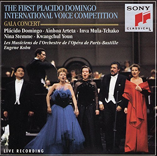 Placido Domingo First International Voice Comp Domingo Arteta Mula Tchako + Kohn Paris Musicians Orch & Op 