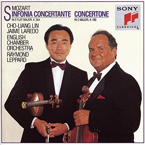 W.A. Mozart/Sinfonia Concertante@Lin (Vn)/Laredo (Vn)@Leppard/English Co