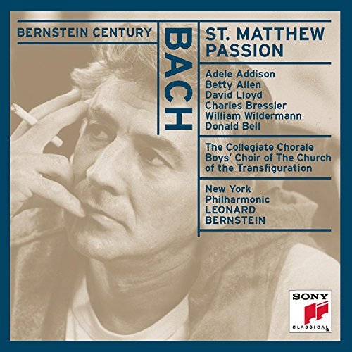Leonard Bernstein Conducts Bach St. Matthew Pass Bernstein New York Po 