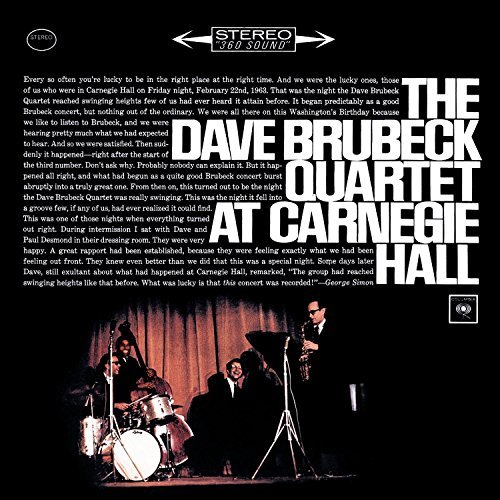 Dave Quartet Brubeck/At Carnegie Hall@2 Cd Set