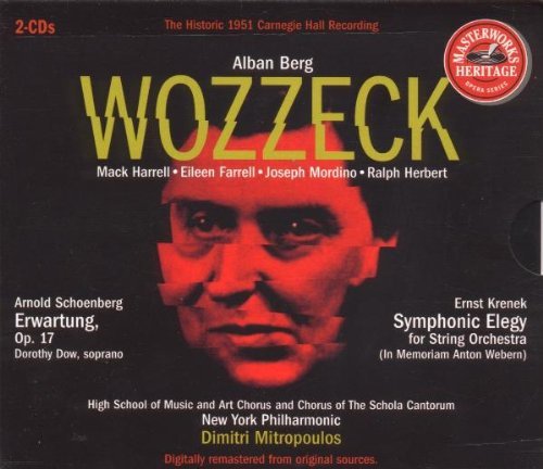 Berg A. Wozzeck Comp Opera Farrell Harrell Mordino Herber Mitropoulos New York Phil 