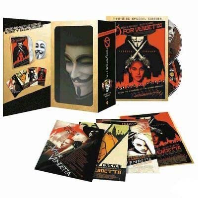 V For Vendetta/Portman/Hurt/Graves/Fry@2 Disc Set With Mask