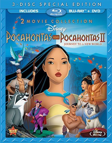Pocahontas Pocahontas 2 Disney Blu Ray DVD G 