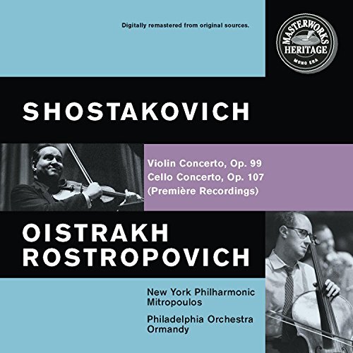 Dmitri Shostakovich/Violin & Cello Concertos@Oistrakh (Vn)/Rostropovich (V@Ormandy/Philadelphia Orch