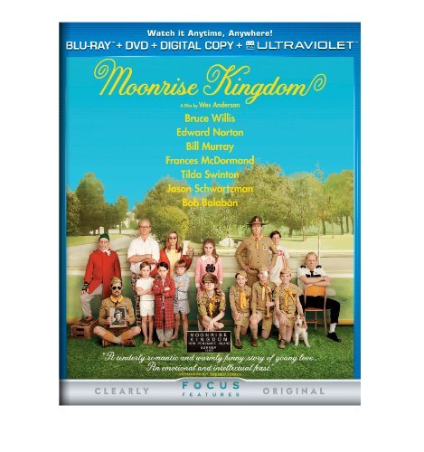 Moonrise Kingdom Willis Norton Ward Blu Ray DVD Pg13 