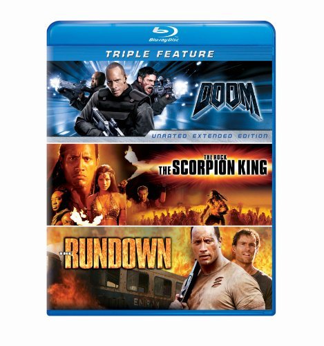 Doom/Scorpion King/Rundown/Doom/Scorpion King/Rundown@Blu-Ray/Ws@Pg13/3 Br