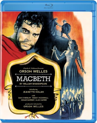 Macbeth (1948) Welles Nolan Herlihy Mcdowall Blu Ray Ws Bw Nr 