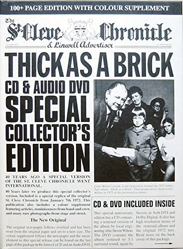 Jethro Tull/Thick As A Brick: 50th Anniversary Edition@CD/DVD