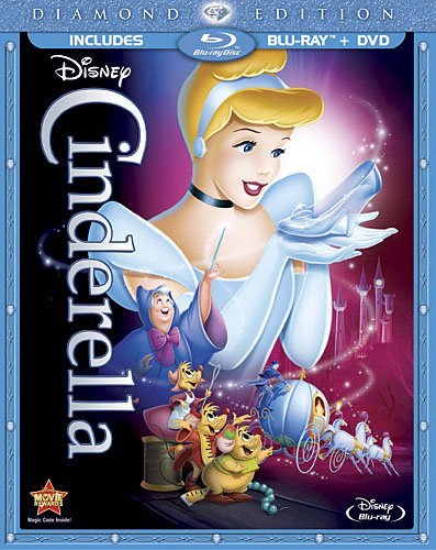 Cinderella Disney Blu Ray DVD Diamond Edition G Ws 