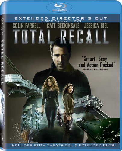 Total Recall (2012) Farrell Beckinsale Cranston Blu Ray Ws Ur 2 Br Incl. DVD Uv 