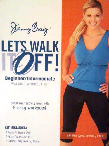 Jenny Craig Let's Walk It Off Walking Workout Ki 