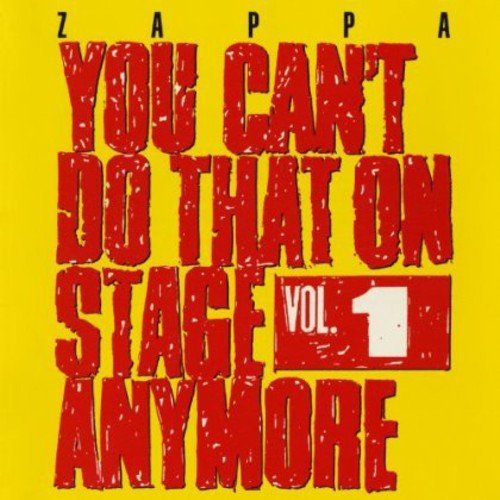 Frank Zappa/Vol. 1-You Can'T Do That On St@2 Cd