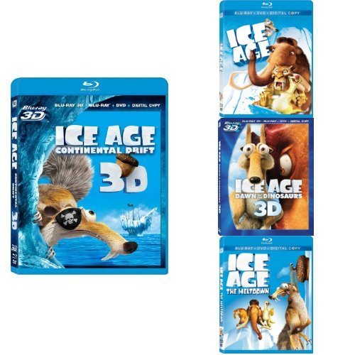 Ice Age: Continental Drift 2d-/Ice Age: Continental Drift 2d-@Blu-Ray/3d/Ws@Pg/2 Br/Incl. Dvd/Dc