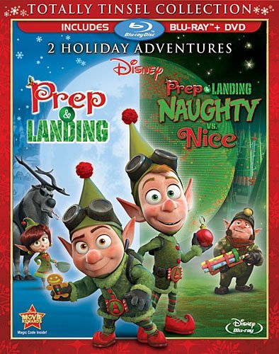 Prep & Landing Prep & Landing Naughty Vs. Nice Disney Double Feature Blu Ray DVD Nr 