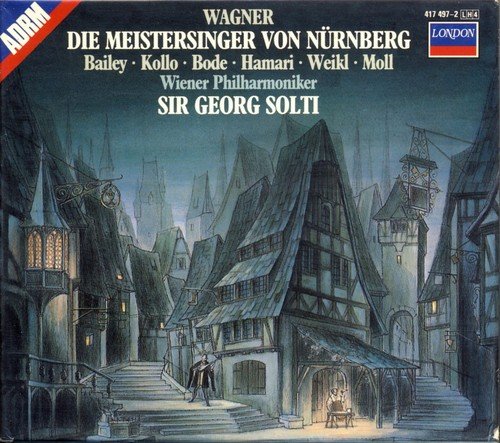 R. Wagner Meistersinger Comp Opera Bailey Kollo Moll Bode Harmari Solti Vienna Phil Orch 