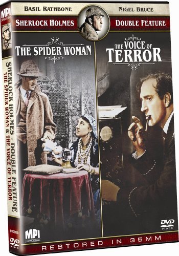 Spider Woman Voice Of Terror Sherlock Holmes Double Feature Nr 