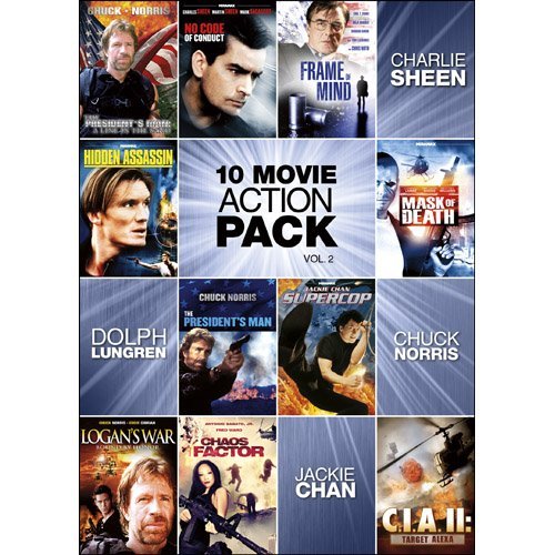 Vol. 2 10 Movie Action Pack Ws Nr 2 DVD 